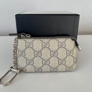 Authentic Gucci Linea GG Key Card Case (pre-loved)